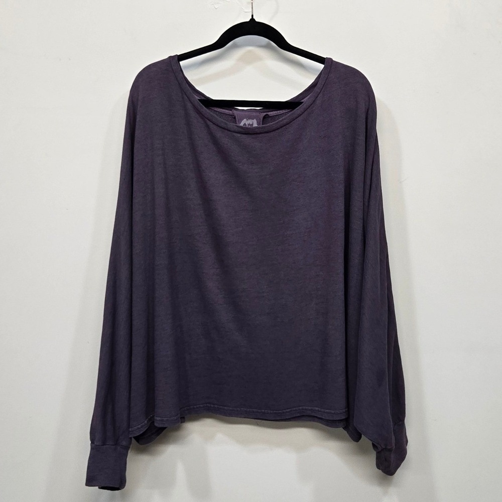 Mark & Estel Batwing Pullover Shirt XS Purple Oversized Avant Garde‎ Whimsigoth